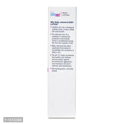 Sebamed Baby Body Lotion 100 ml|Ph 5.5|Camomile  Allantoin| Dermatalogically tested| Sensitive skin-thumb2