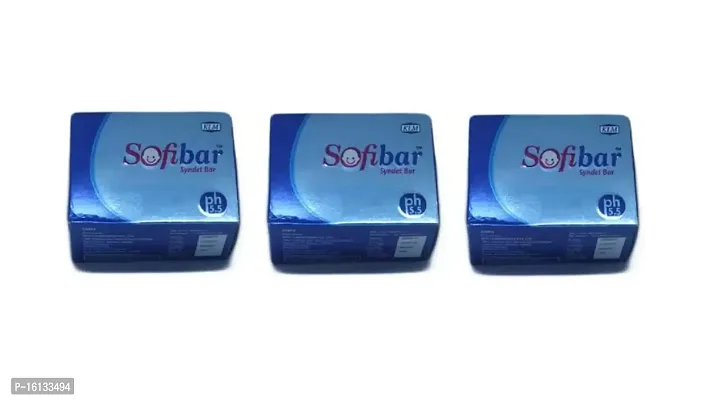 KLM Sofibar Syndet Bar Soap, Almond, 3 Count-thumb2