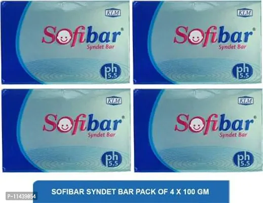 SOFIBAR SYNDET BAR 100G PACK OF 4