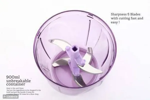 Vegetable Chopper Cutter Purple 750ml-thumb3