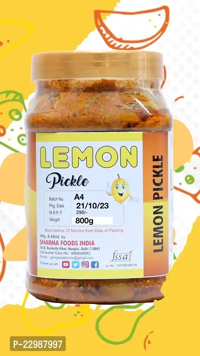 LEMON PICKLE/ ORGANIC/ TASTY-thumb2