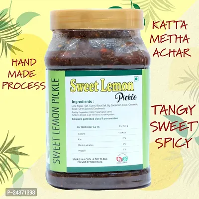 SWEET LEMON PICKLE/ KATTA METHA LEMON PICKLE-thumb2