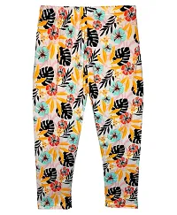 Fabulous Polyester Printed Slim Fit Capris For Girls Pack Of 2-thumb1