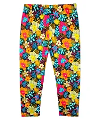 Fabulous Polyester Printed Slim Fit Capris For Girls Pack Of 2-thumb1