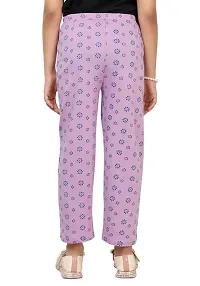 Stylish Multicoloured Cotton Printed Pyjama Lower Pant For Girls Pack Of 3-thumb4