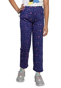 Stylish Multicoloured Cotton Printed Pyjama Bottom For Girls Pack Of 3-thumb2