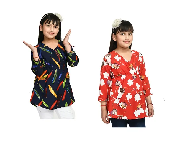 Beautiful Crepe Tops Pack Of 2