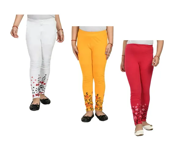 Buy BFAM Presents - Cotton Regular fit Leggings for Girls,Soft