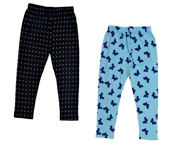Printed Capris Combo Of 2 For Girls