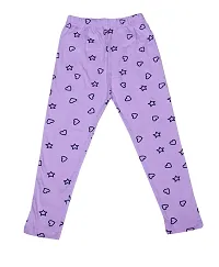 Cute Princess Girl's Solid Woolen Sweaters With Cotton Printed Leggings(Pack Of 8)-thumb2