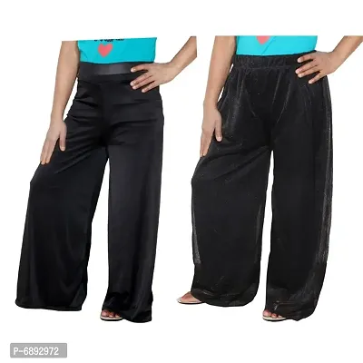 Buy IndiWeaves Women Casual Palazzo Pants ,Plazzo Trousers Casual Wear  Plazzo Pant For Women-Free Size-Pack Of 2 Online In India At Discounted  Prices
