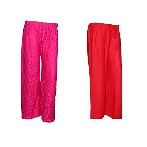 Stylish Rayon Palazzo For Women - Pack Of 2