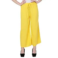 Stylish Rayon Solid Palazzo Pants - Pack of 2-thumb2