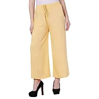 Stylish Rayon Solid Palazzo Pants - Pack of 2-thumb1