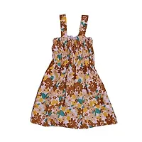 IndiWeaves Girl's Printed Capri and Cotton Frock (Pack of 4)-thumb3