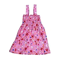 IndiWeaves Girl's Printed Capri and Cotton Frock (Pack of 4)-thumb4