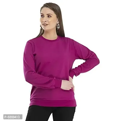 indi weaves Women's Fleece Warm Sweatshirt for Winters Pack of 2-thumb2