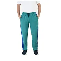 IndiWeaves Men's Regular Fit Wool Trackpants (70500-32-IW-Y-P1-42_Rama Green_42)-thumb1