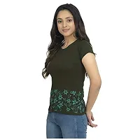 IndiWeaves Women's Cotton Printed T-Shirts Pack of 4-thumb2