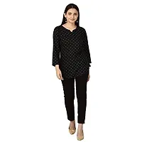 IndiWeaves#174; Cotton Printed Straight Top/Short Kurti for Women/Girls [Pack of 2]-thumb1