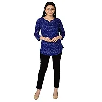 IndiWeaves#174; Cotton Printed Straight Top/Short Kurti for Women/Girls [Pack of 2]-thumb4