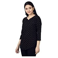 IndiWeaves#174; Cotton Printed Straight Top/Short Kurti for Women/Girls [Pack of 2]-thumb2