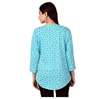 IndiWeaves#174; Cotton Printed Straight Top/Short Kurti for Women/Girls [Pack of 2]-thumb3