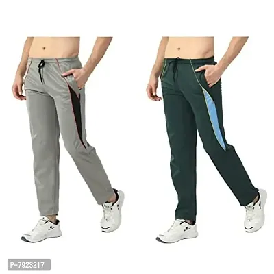 IndiWeaves#174; Men's Polyester Lower Comfy Regular Fit Track Pants [Pack of 2]-thumb0