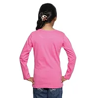 IndiWeaves Girls Cotton Full Sleeves Printed T-Shirt Pack of 2(10200-0131048-IW-P2-XL2-FBA_Pink::Black_14-15 Years)-thumb2