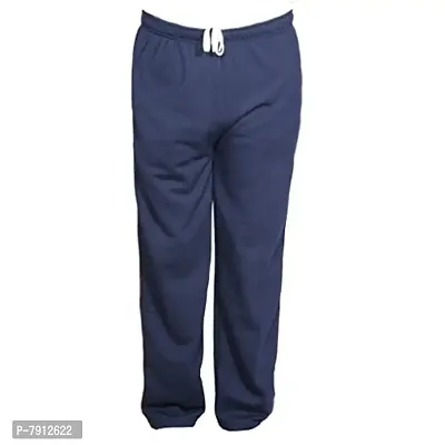 IndiWeaves Men's Premium Cotton Warm Wollen Lower/Track Pants with 1 Zipper Pocket and 1 Open Pocket for Winter