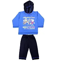 Indistar Boys Wollen Warm Clothing Set for Winters - Set of 2 (Assorted Color/Print)-0 to 6 Months(10000-1718)-thumb1