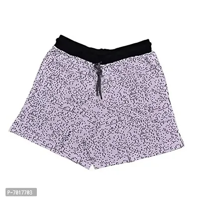 IndiWeaves Women's Cotton Printed Shorts (Pack of 1)-thumb0