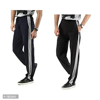 IndiWeaves Men's Cotton Lower Track Pants Pack of 2-thumb0