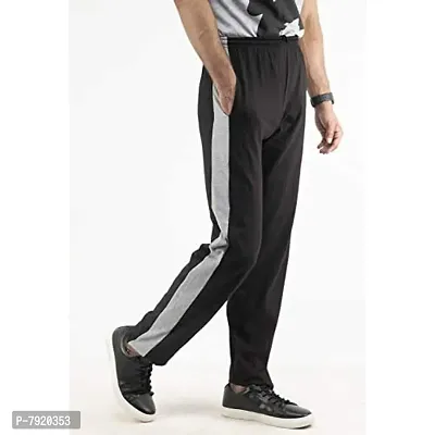 IndiWeaves Men's Cotton Lower Track Pants (Black,Grey,40) Pack of 2-thumb4