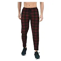 IndiWeaves Men's Printed Dry Fit Track Pants with 2 Side Open Pockets Combo Pack of 2-thumb3