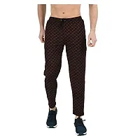 IndiWeaves Men's Printed Dry Fit Track Pants with 2 Side Open Pockets Combo Pack of 2-thumb1