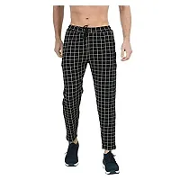 IndiWeaves Men's Printed Dry Fit Track Pants with 2 Side Open Pockets Combo Pack of 2-thumb3