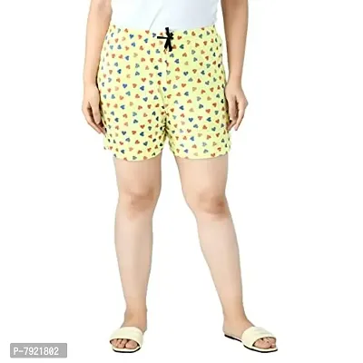 IndiWeaves Women's Cotton Printed Regular Shorts [Pack of 3]-thumb5