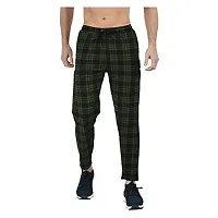 IndiWeaves Men's Printed Dry Fit Track Pants with 2 Side Open Pockets Combo Pack of 2-thumb3