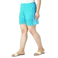 IndiWeaves Women's Cotton Printed Regular Shorts [Pack of 3]-thumb2