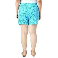 IndiWeaves Women's Cotton Printed Regular Shorts [Pack of 3]-thumb3