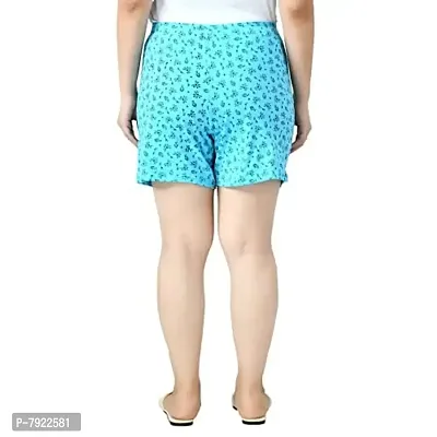 IndiWeaves Women's Cotton Printed Regular Shorts [Pack of 3]-thumb4