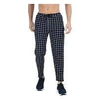 IndiWeaves Men's Printed Dry Fit Track Pants with 2 Side Open Pockets Combo Pack of 2-thumb1