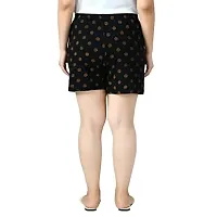 IndiWeaves Women's Cotton Printed Regular Shorts [Pack of 3]-thumb3