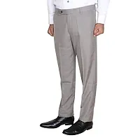 IndiWeaves Rayon Regular fit Formal Trouser for Mens_Gray_Size-34-thumb1