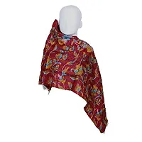 Indiweaves Women's Handmade Silk Kantha Patch Work Reversible Double Layered Stole Scarve Dupatta_Assorted Colors_80200-134-thumb2