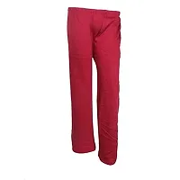 IndiWeaves Womens Warm Woolen Full Length Palazo Pants for Winters_Free Size_Maroon/White-thumb2