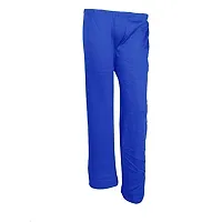 IndiWeaves Womens Warm Woolen Full Length Palazo Pants for Winters_Free Size_Blue/Orange-thumb2