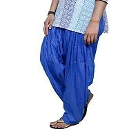 IndiWeaves 1 Warm Wollen Pallazo and 1 Cotton Patiala Salwar for Women(Pack of 2)_Blue/Blue_FREE SIZE-thumb4