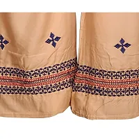 IndiWeaves Beige Rayon Embroidered Trendy and Stylish Pallazo Pant for Women-thumb4